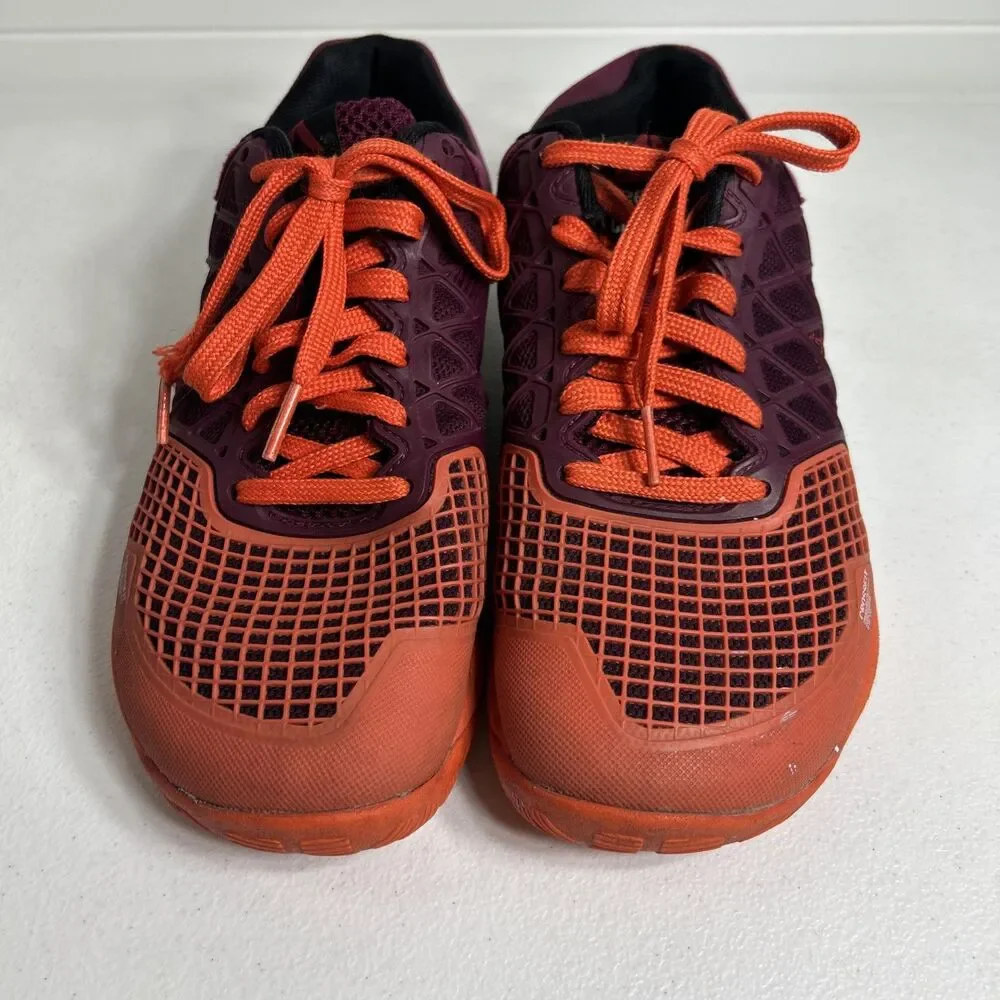Reebok Shoes Women’s Size 7.5 Orange Purple Crossfit Workout CF74 Sneaker
